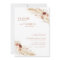 Boho Terracotta Wedding Invite, Photo Wedding