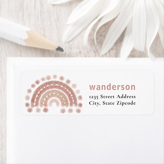 boho terre cuite arc-en-ciel confortable (En situation)