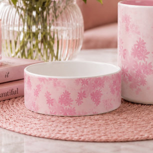 Boho Think Pink Watercolor Floral Pattern