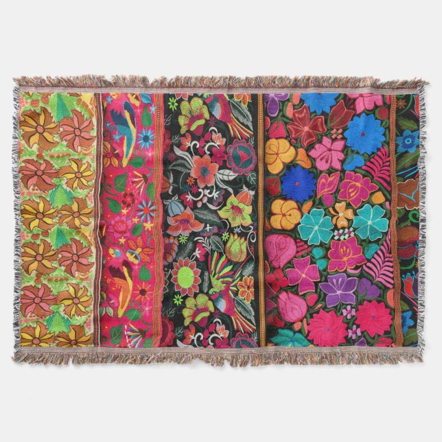 Boho Throw Blanket (Front)