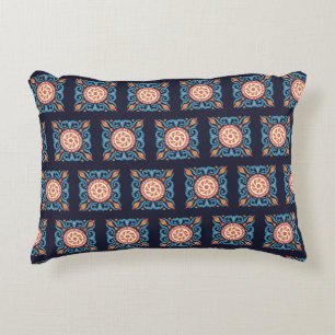 Boho Tile Accent Pillow