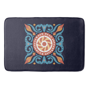 Boho Tile Bath Mat