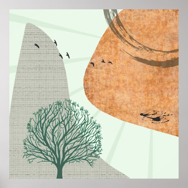 Boho Tree Poster (Front)