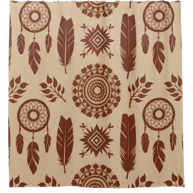 Boho Tribal Abstract Pattern | Earthy Geometric (Front)