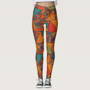 Boho Tribal Ethnic Chic Leggings