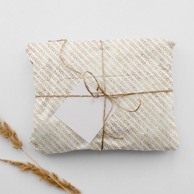 Boho Tribal Gold Arrow Pattern Tissue Paper (Boho Tribal Gold Arrow Pattern Tissue Paper)