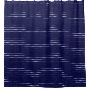 Boho Tribal Nautical Navy Blue stripe