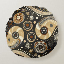 Boho Tribal Paisley & Mandala Coussin