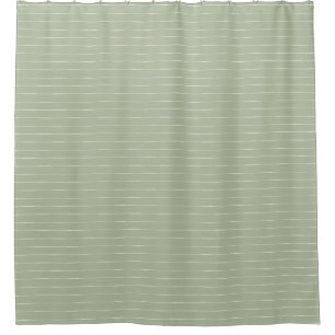 Boho Tribal Sage Green and White stripe