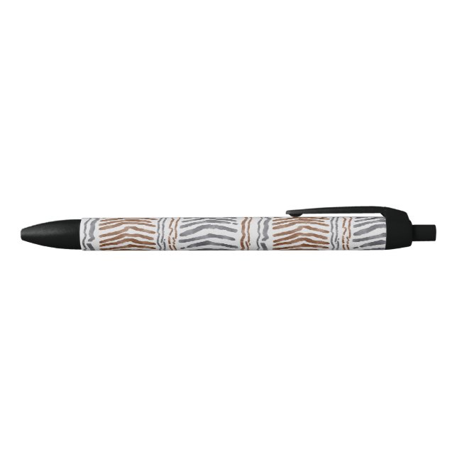 Boho Tribal Striped Ballpoint Pen (Top)