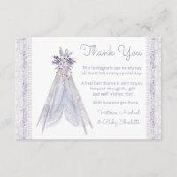 Boho Tribal Teepee Baby Shower Thank You Cards