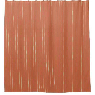Boho Tribal Terracotta and White stripe