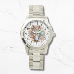 Boho Tribal Watercolor Horse Stylish Chic Womans<br><div class="desc">Boho Tribal Watercolor Horse Stylish Chic Womans Watches features a bohemian watercolor floral horse. Created by Evco Studio www.zazzle.com/store/evcostudio</div>