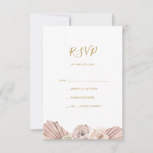 Boho Tropical Botanical Carte RSVP