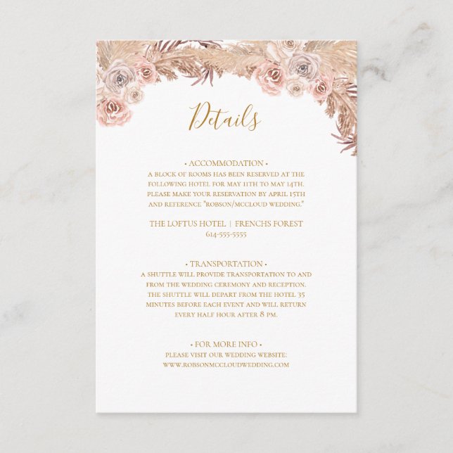 Boho Tropical Botanical | Détails Carte de boîtier (Devant)