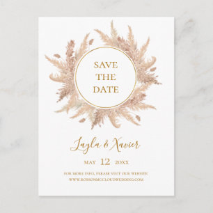 Boho Tropical Botanical   Save The Date Postcard