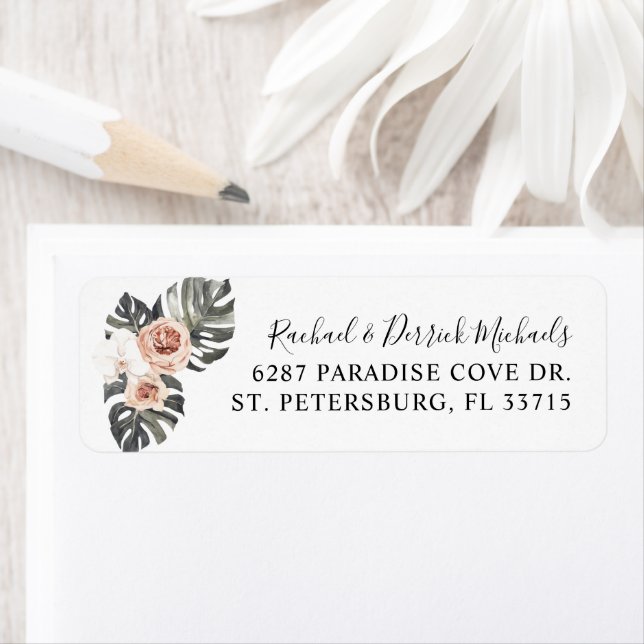 Boho Tropical Floral Beach Vibe (En situation)