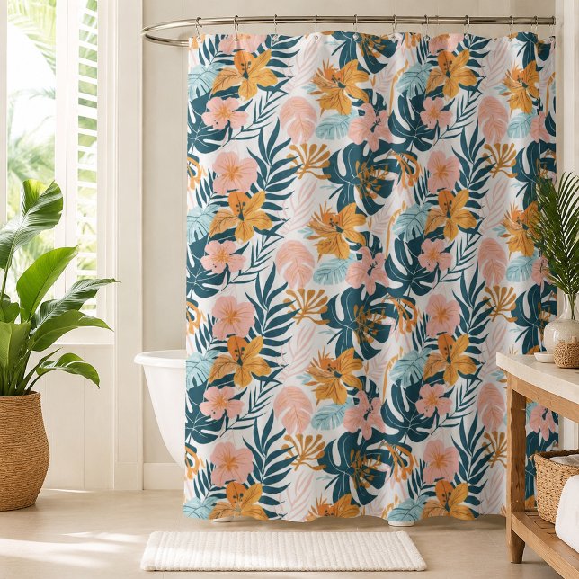 Boho Tropical Leaves Flowers (Creator Uploaded)
