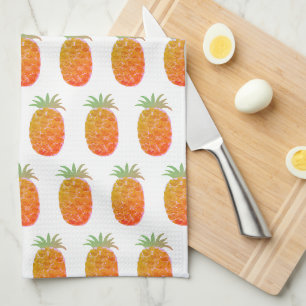 Boho Tropical Pineapple Kitchen Towel