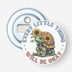 Boho Turtle Every little Thing positivity  Hippie  Bottle Opener