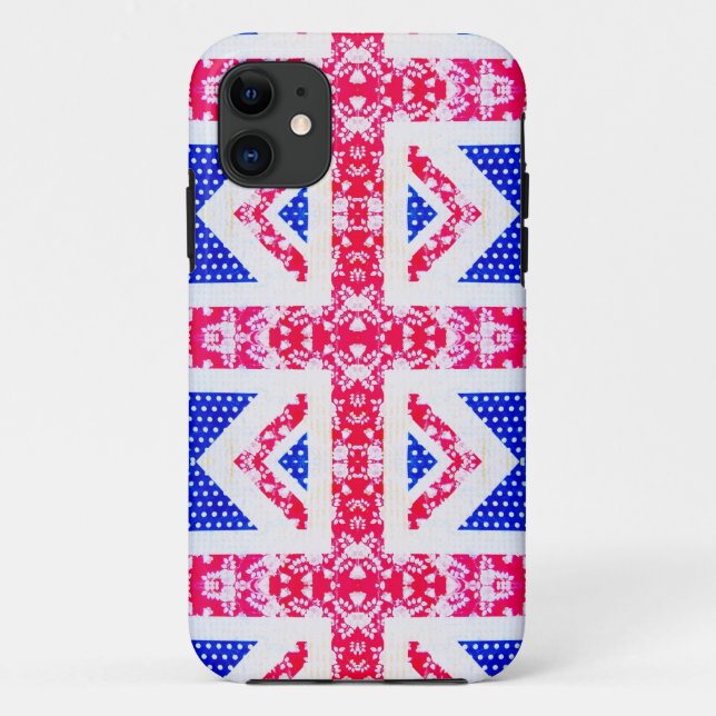 boho union jack Case-Mate iPhone case (Back)
