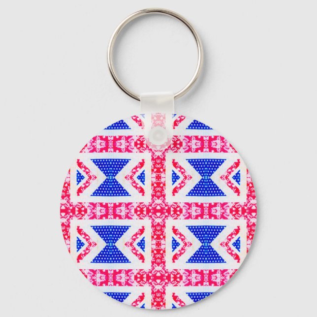 boho union jack keychain (Front)