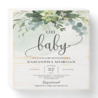 Boho verdure succulent feuillage floral oh bébé