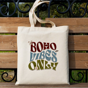 Boho VIbes seulement Retro Vintage Sac fourre-tout