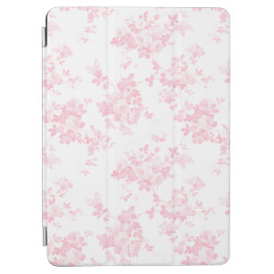 Boho vintage pastel pink elegant chic floral iPad air cover