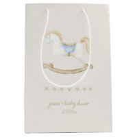 Boho Vintage Rocking Horse Cowboy Baby Shower