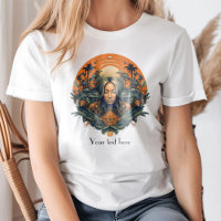 Boho Vintage Zen Vibes Goddess in Nature T-shirt