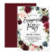 Boho Watercolor Autumn Wreath Engagement Party