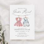 Boho Watercolor Baby Clothes Gender Reveal