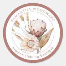 Boho Watercolor Clothing Boutique - Wildflowers