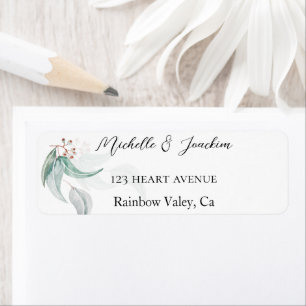 Boho Watercolor Eucalyptus Illustration