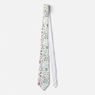 Boho Watercolor Floral Tie