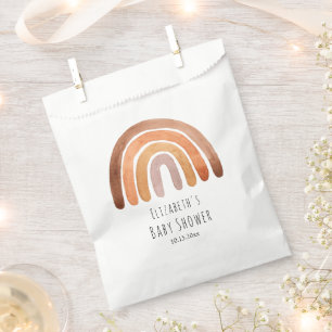Boho Watercolor Rainbow Baby Shower  Favour Bag