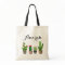 Boho Watercolor Succulents Personalized Canvas