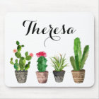 Boho Watercolor Succulents Personalized
