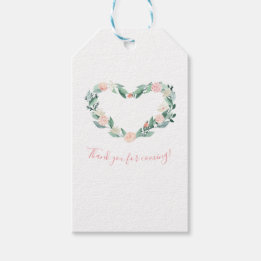 Boho Watercolor Wedding Favour Tags