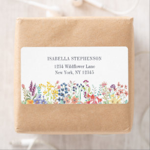 Boho Watercolor Wildflower Floral 