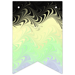 Boho Wavy Marbled Abstract Cassgender Pride Flag
