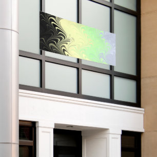 Boho Wavy Marbled Abstract Cassgender Pride Flag Banner