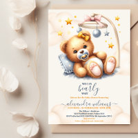 Boho We Can Bearly Wait Baby Shower