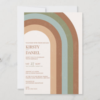 Boho Wedding Arch Wedding Invitation