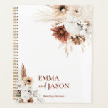 Boho Wedding Checklist Planner<br><div class="desc">Stay organized in style with this Boho Wedding Checklist Planner featuring an elegant floral design. Perfect for brides planning their big day, this planner helps you track every task from vendor bookings to final touches. Easily personalize the cover text, and select your preferred size to suit your needs. Zazzle’s fast...</div>