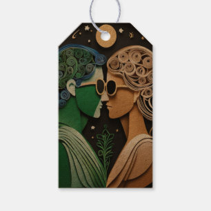 Boho Wedding Favour Gift Tags