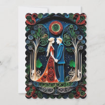 Boho Wedding Invitation