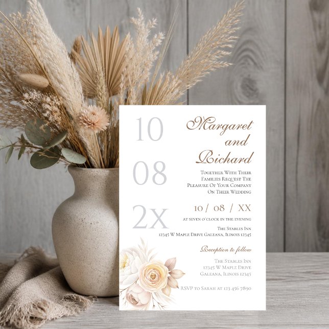 Boho Wedding Invitation (Creator Uploaded)