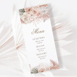 boho wedding Menu<br><div class="desc">Wedding menu</div>